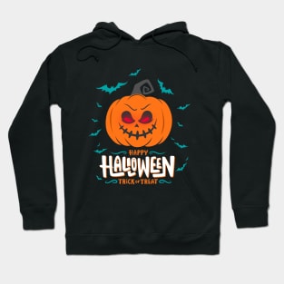 Halloween Scary Evil Pumpkin Funny Pumpkin Head Hoodie